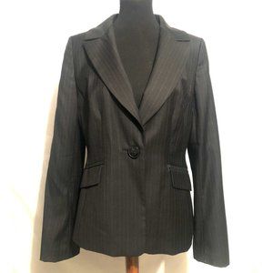 Classic Ann Taylor Fully Lined Pinstripe Blazer